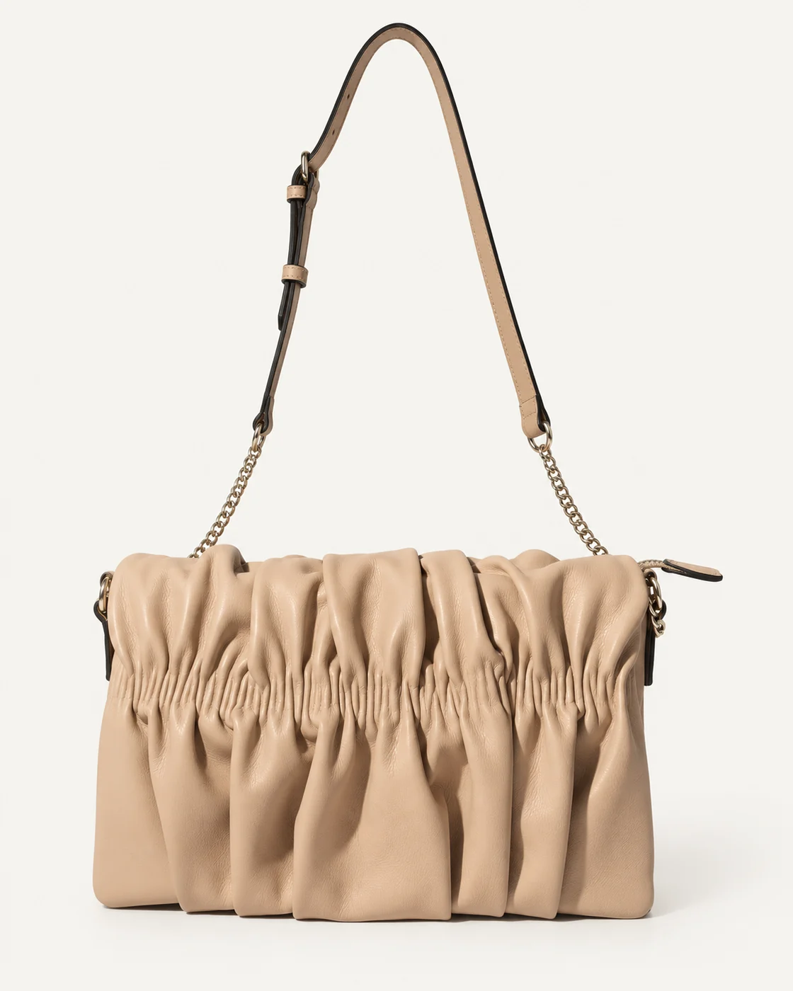 Sand Gathered Crossbody Bag — unbranded OEM development sample BR-CRB-003