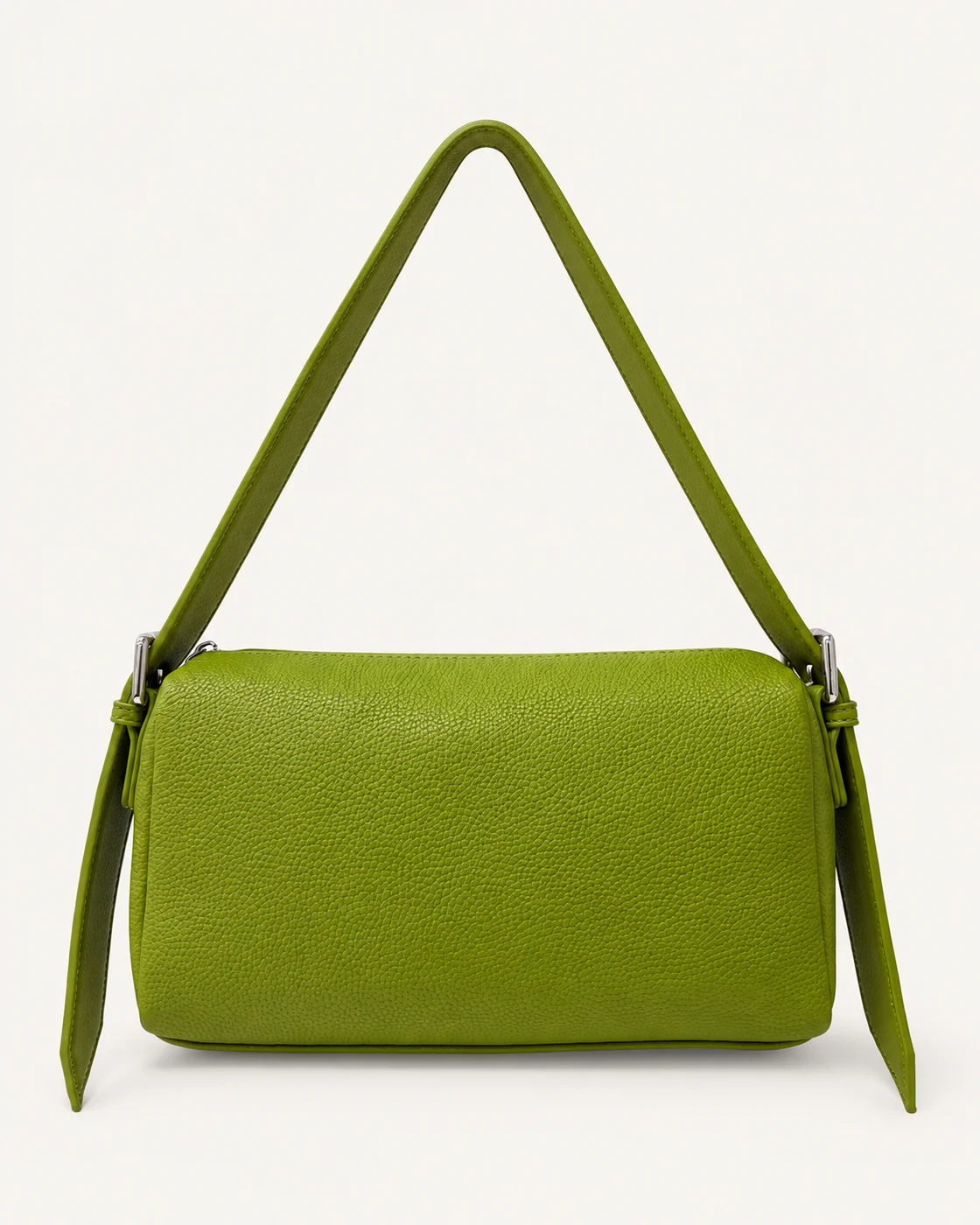 Lime Baguette Shoulder Bag — unbranded OEM development sample BR-SHD-004